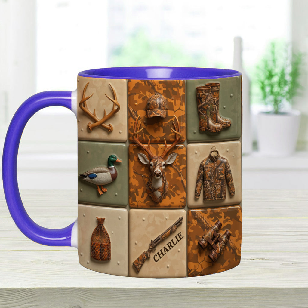 Love Hunting - Personalized Hunting Accent Mug