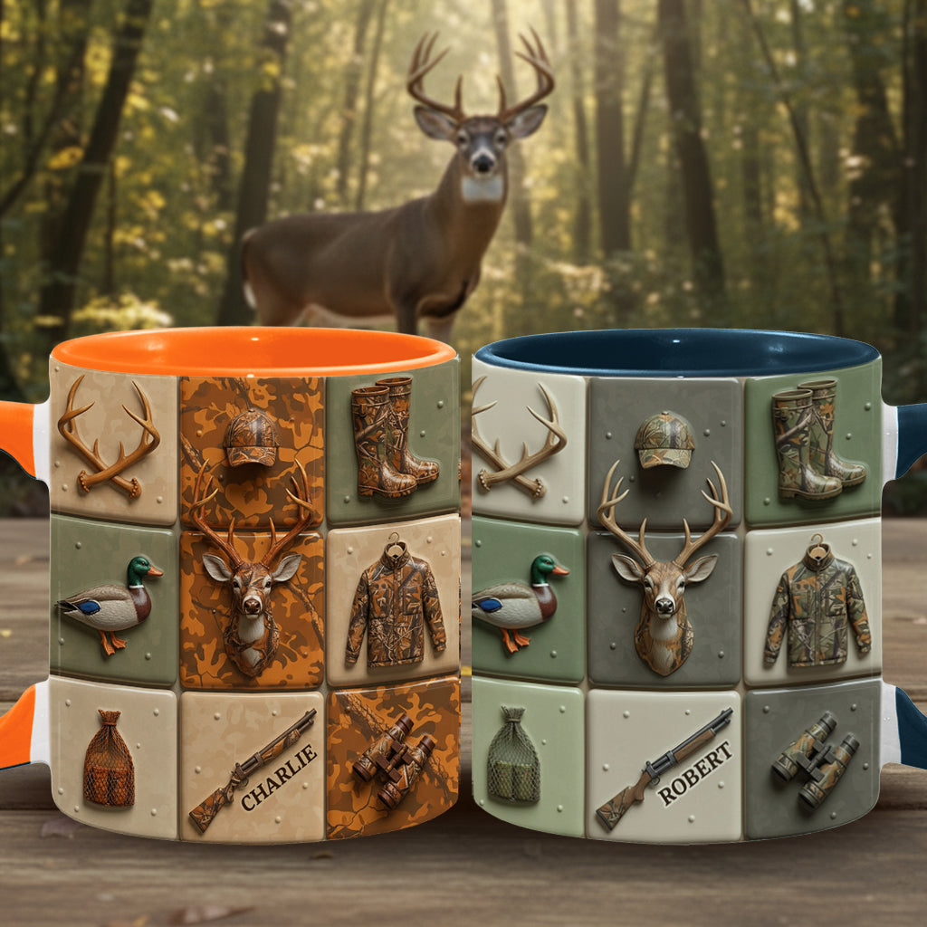 Love Hunting - Personalized Hunting Accent Mug