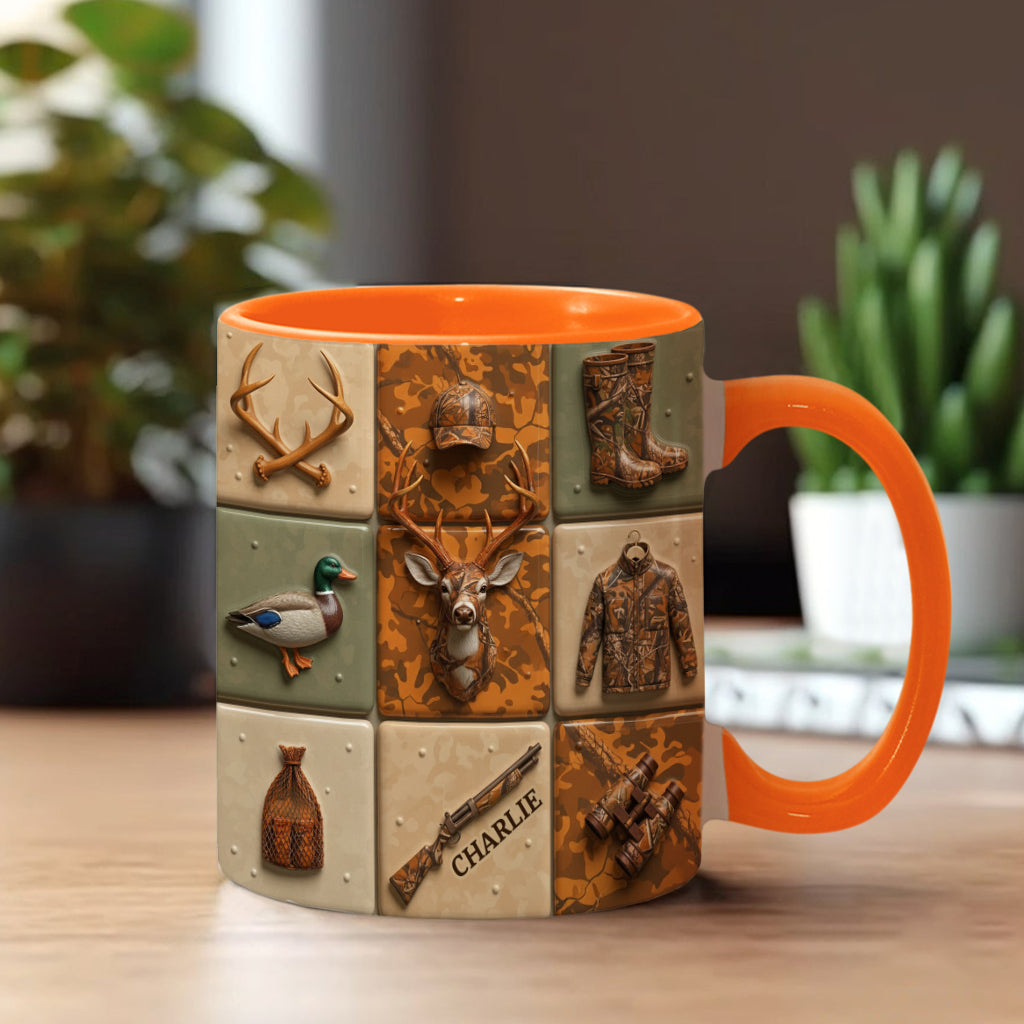 Love Hunting - Personalized Hunting Accent Mug