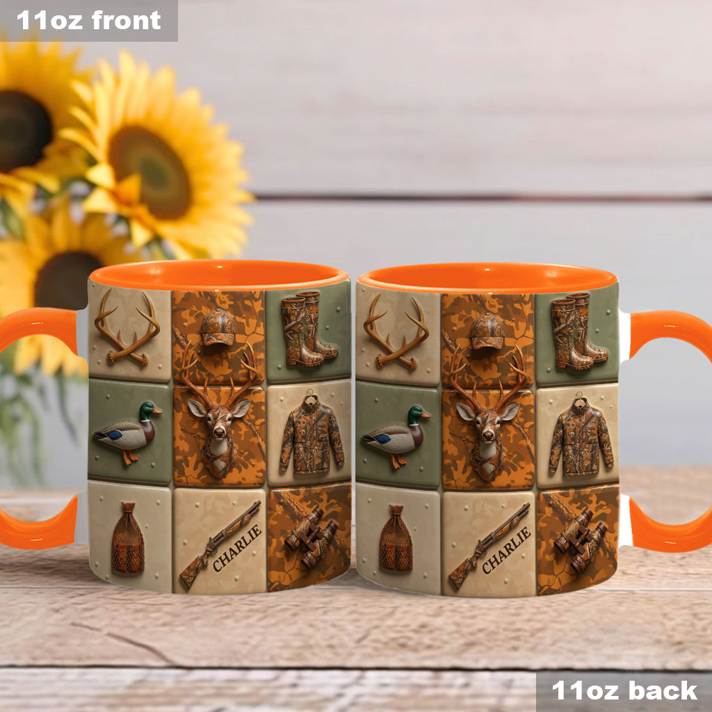 Love Hunting - Personalized Hunting Accent Mug