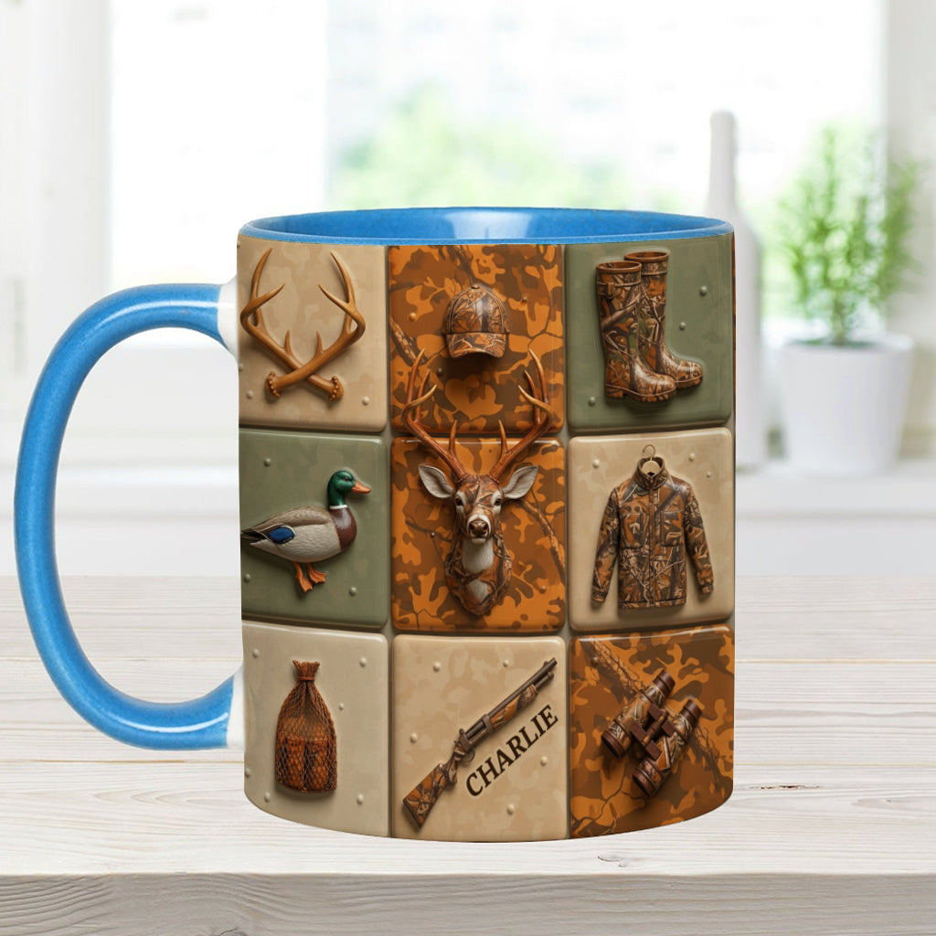 Love Hunting - Personalized Hunting Accent Mug