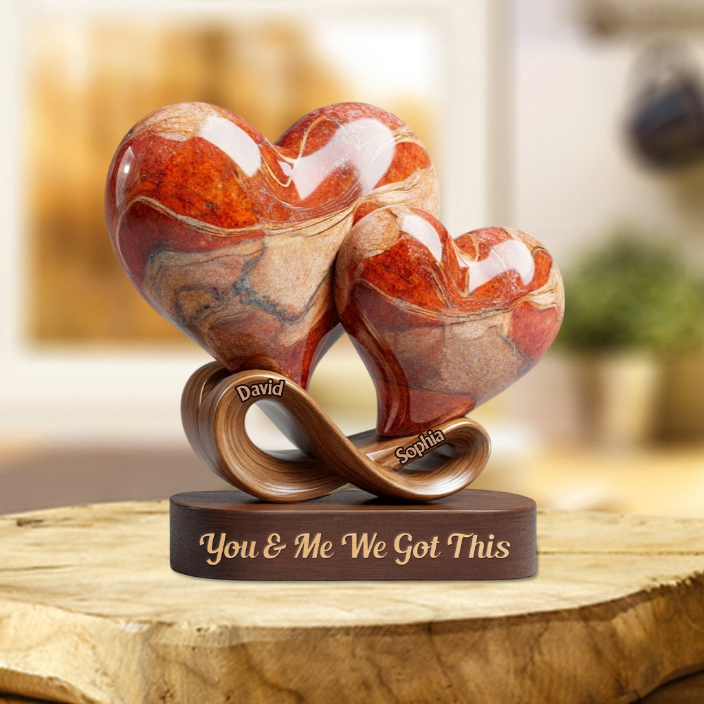 You Will Forever Be My Always - Personalized Couple Custom Shaped Acrylic Plaque