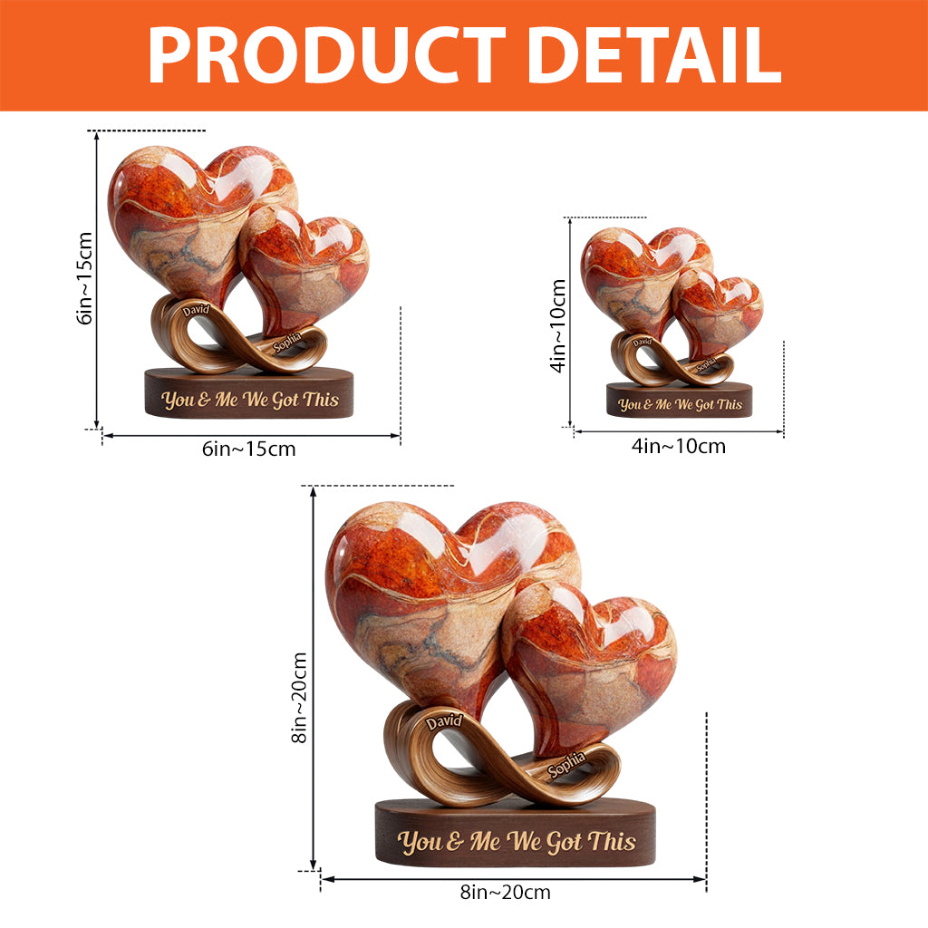 You Will Forever Be My Always - Personalized Couple Custom Shaped Acrylic Plaque