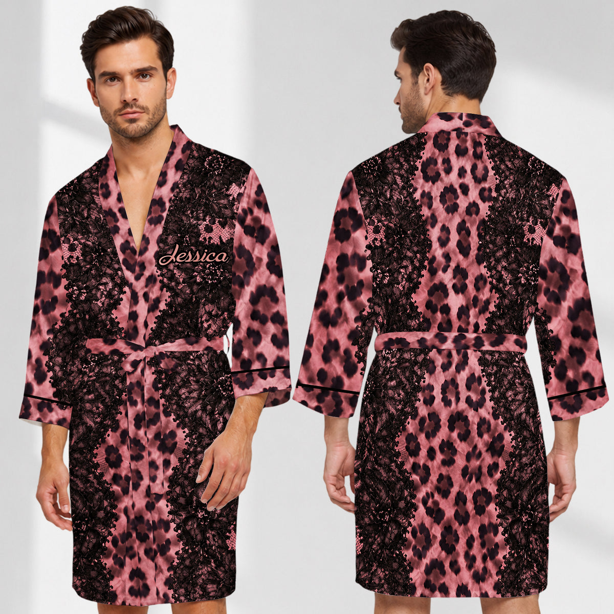 Untamed Beauty - Personalized Self Love Satin Robe