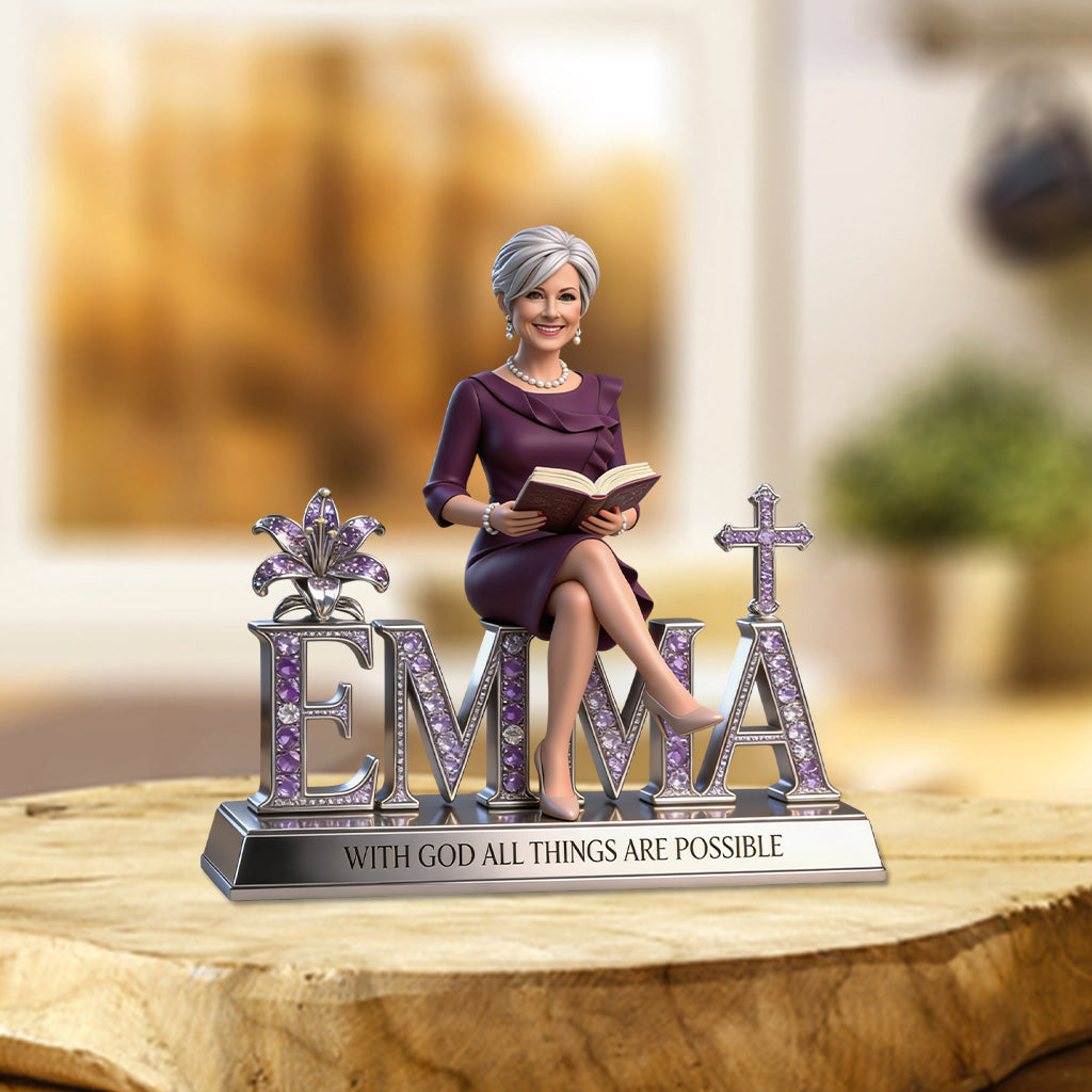 Custom Any Photo Believe - Personalized Christian Custom Shaped Acrylic Plaque