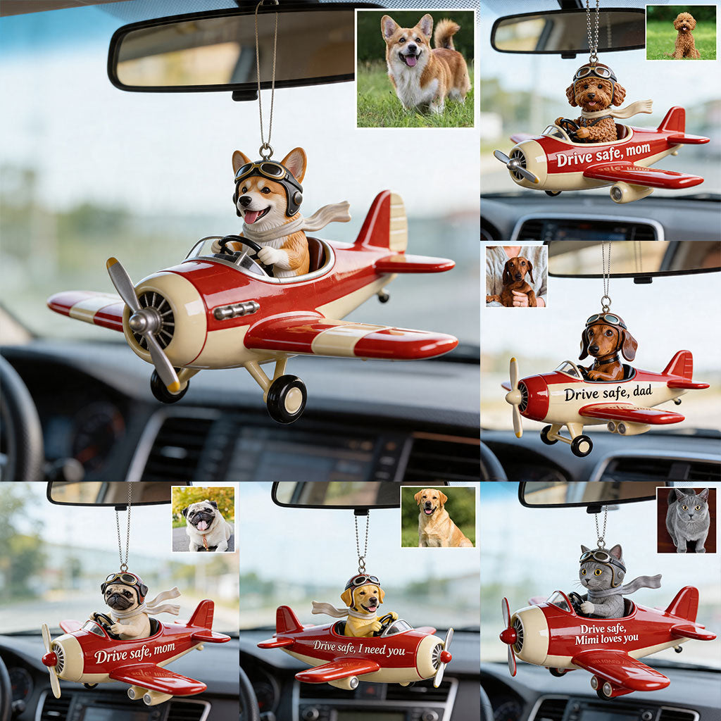Cadeau pour Maman Chien, Maman Animal, Amoureux de Chiens et Chats - Ornement de Voiture Personnalisé
