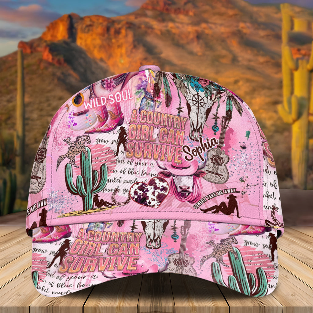 Wild Soul Cowgirl - Personalized Cowgirl Classic Cap