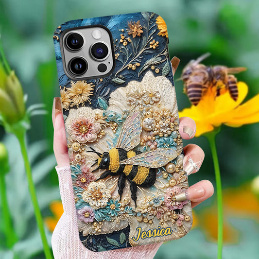 Soyez gentils - Coque de téléphone personnalisée avec motif abeille
