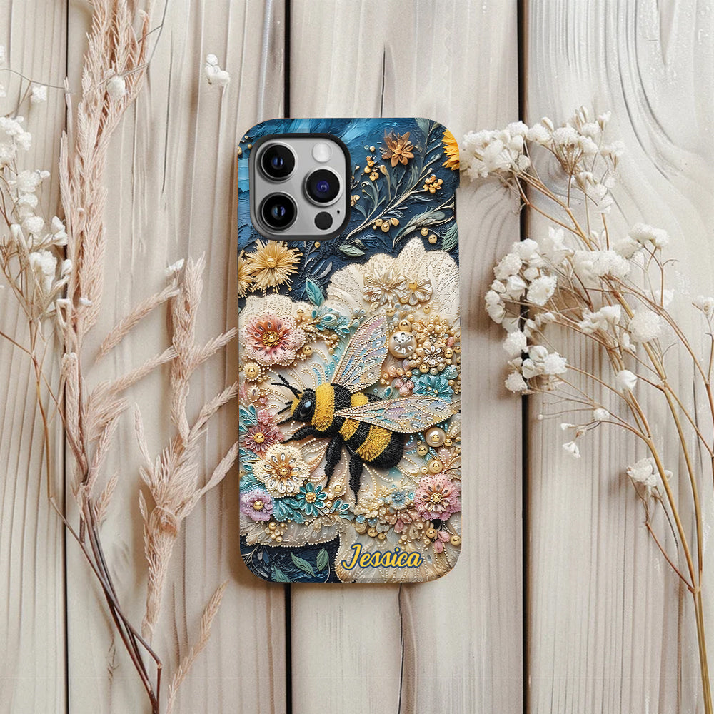 Bee Kind - Personalized Bee Full Print Phone Case
