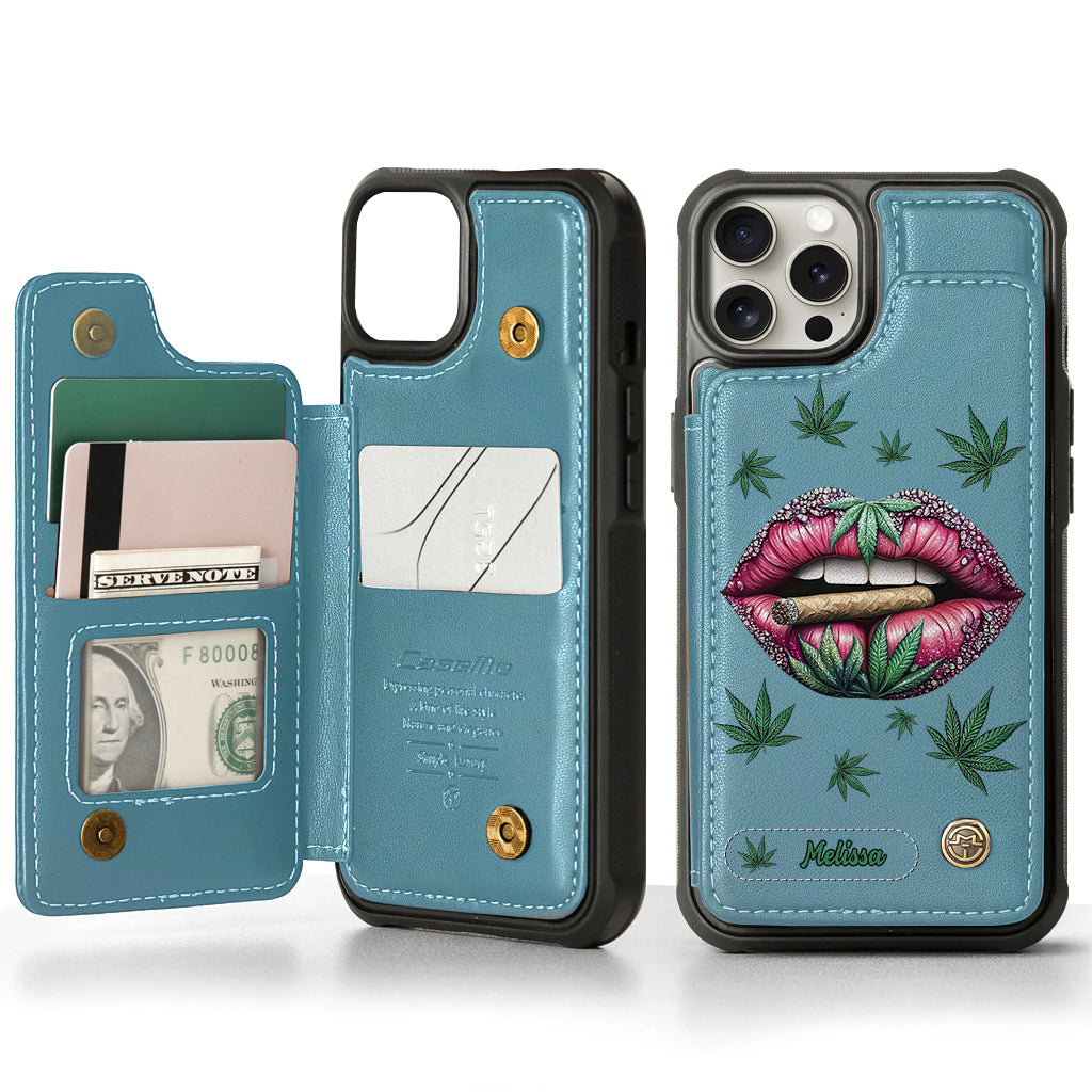 Get High - Personalized Weed Wallet Phone Case