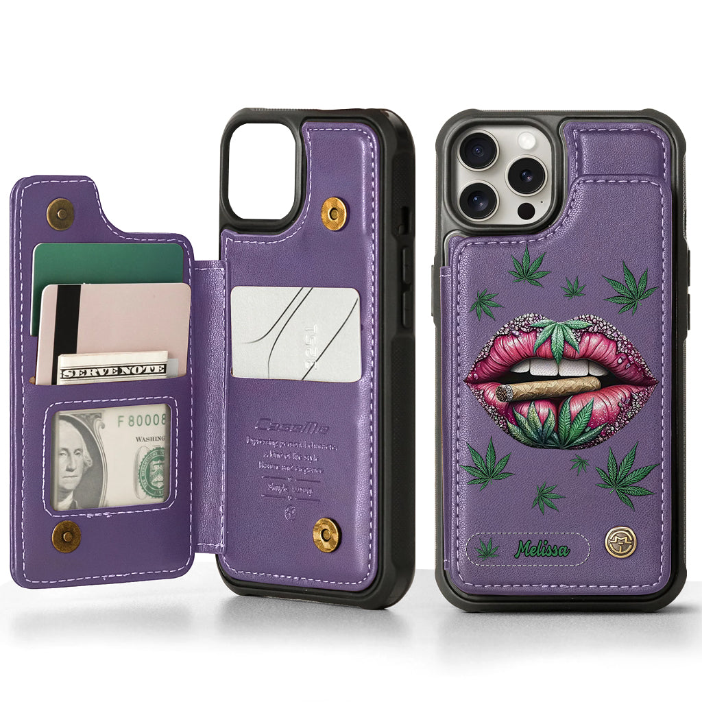 Get High - Personalized Weed Wallet Phone Case