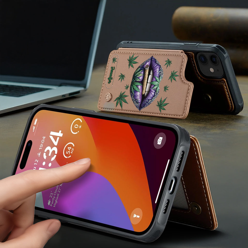 Get High - Personalized Weed Wallet Phone Case