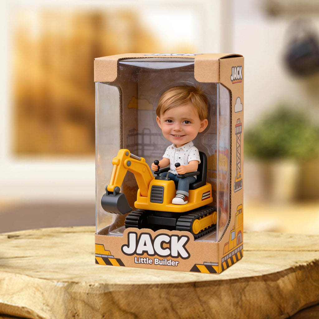 Little Builder - Personalized Kid Custom Shaped Acrylic Plaque