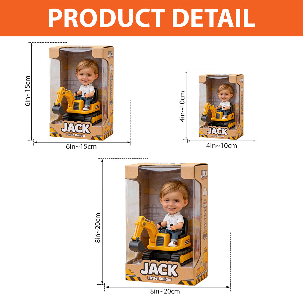 Little Builder - Personalized Kid Custom Shaped Acrylic Plaque