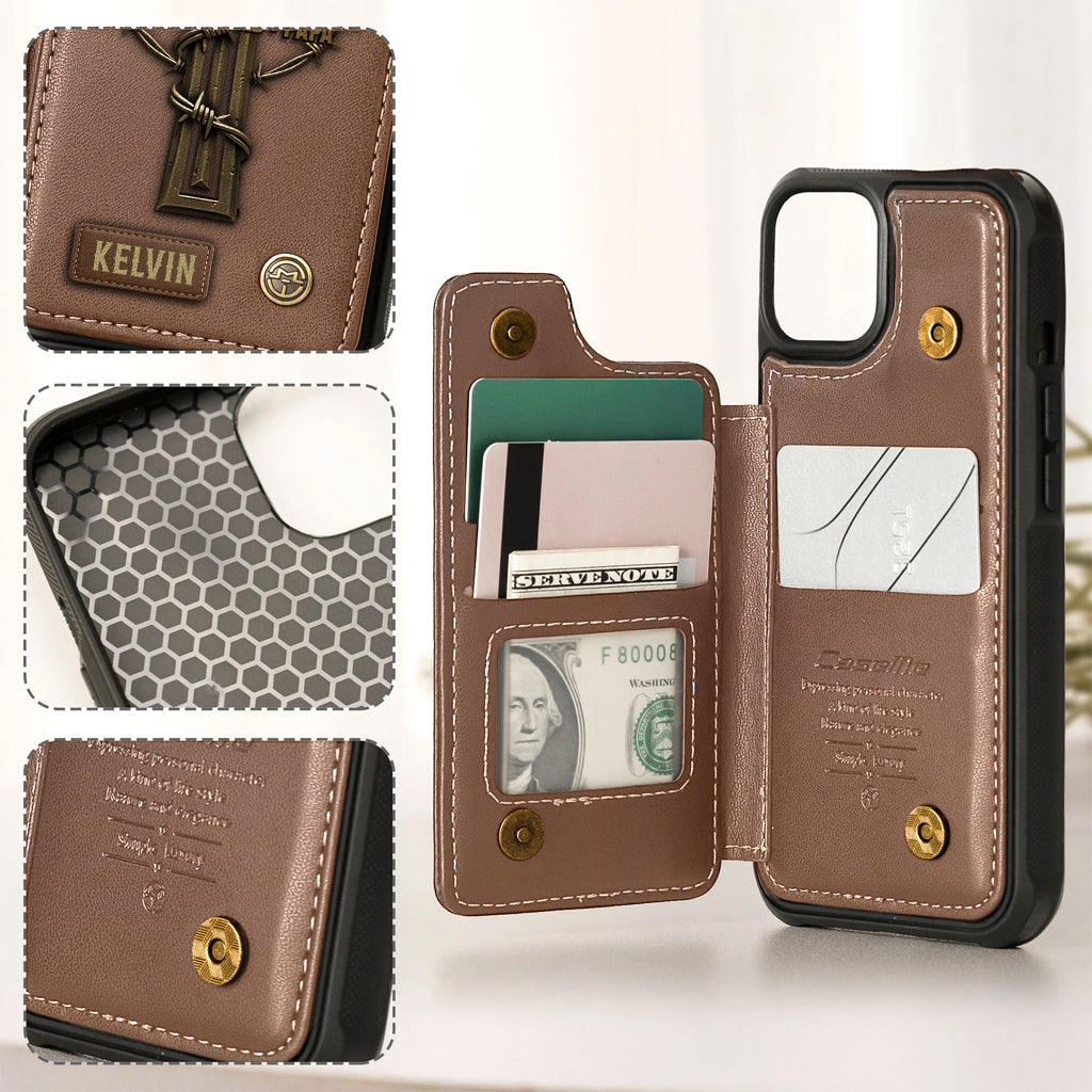 Man Of God - Personalized Christian Wallet Phone Case
