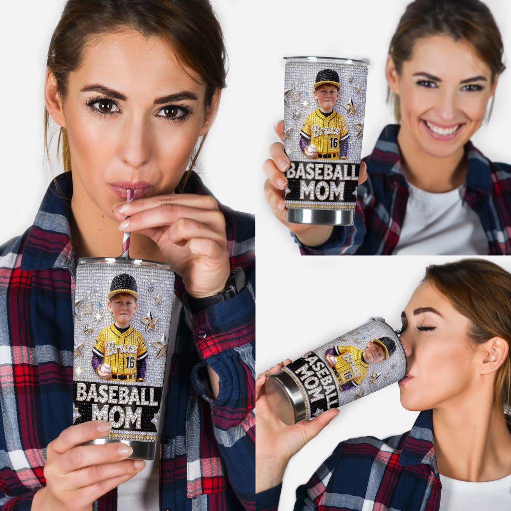Baseball Mama, Oma - Personalisierter Baseball-Becher
