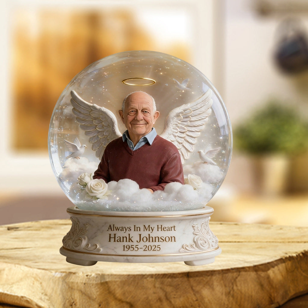 Custom From Any Photo, Sympathy Gift - Personalized Memorial Custom Shaped Acrylic Plaque