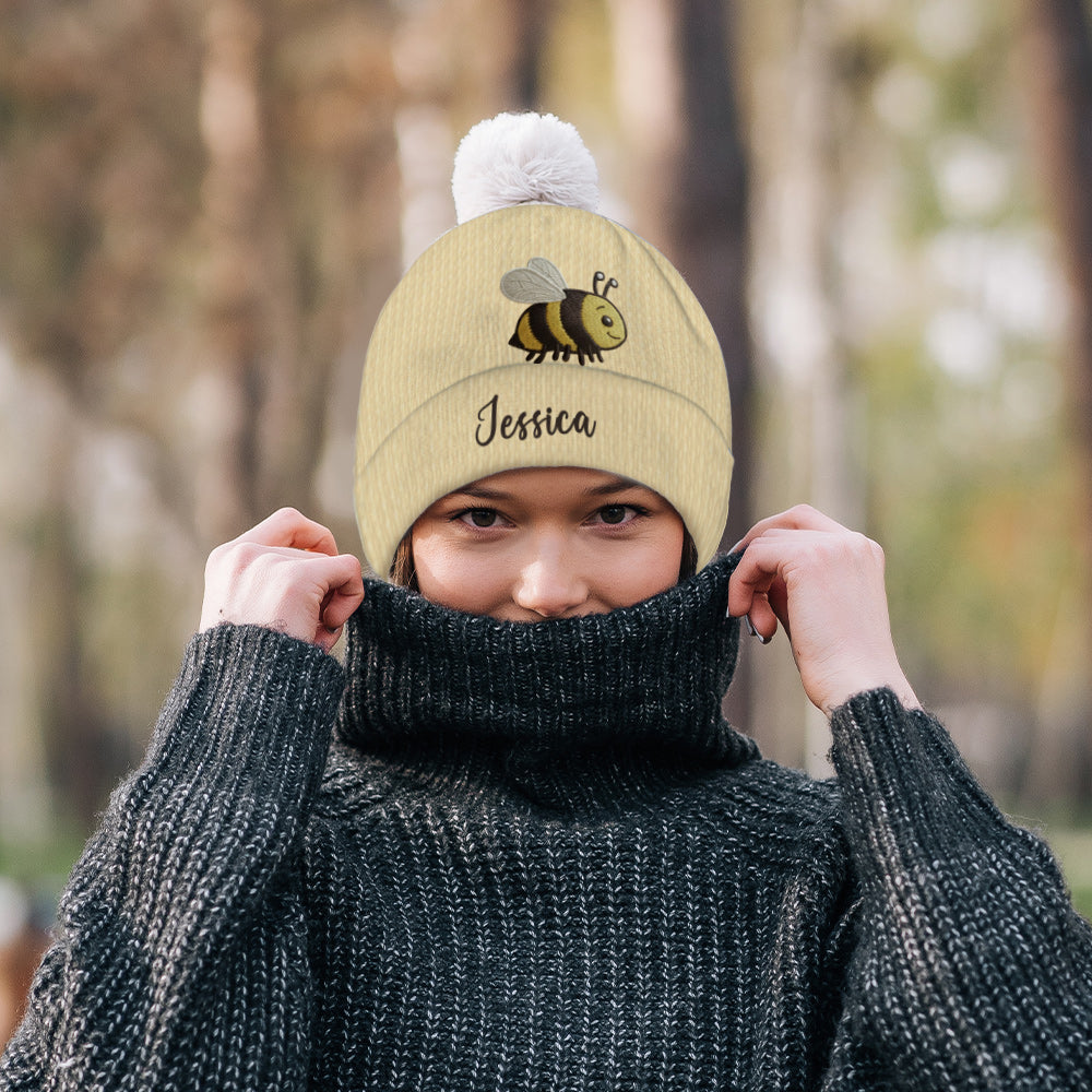 Love Bees - Personalized Bee Beanie Hat
