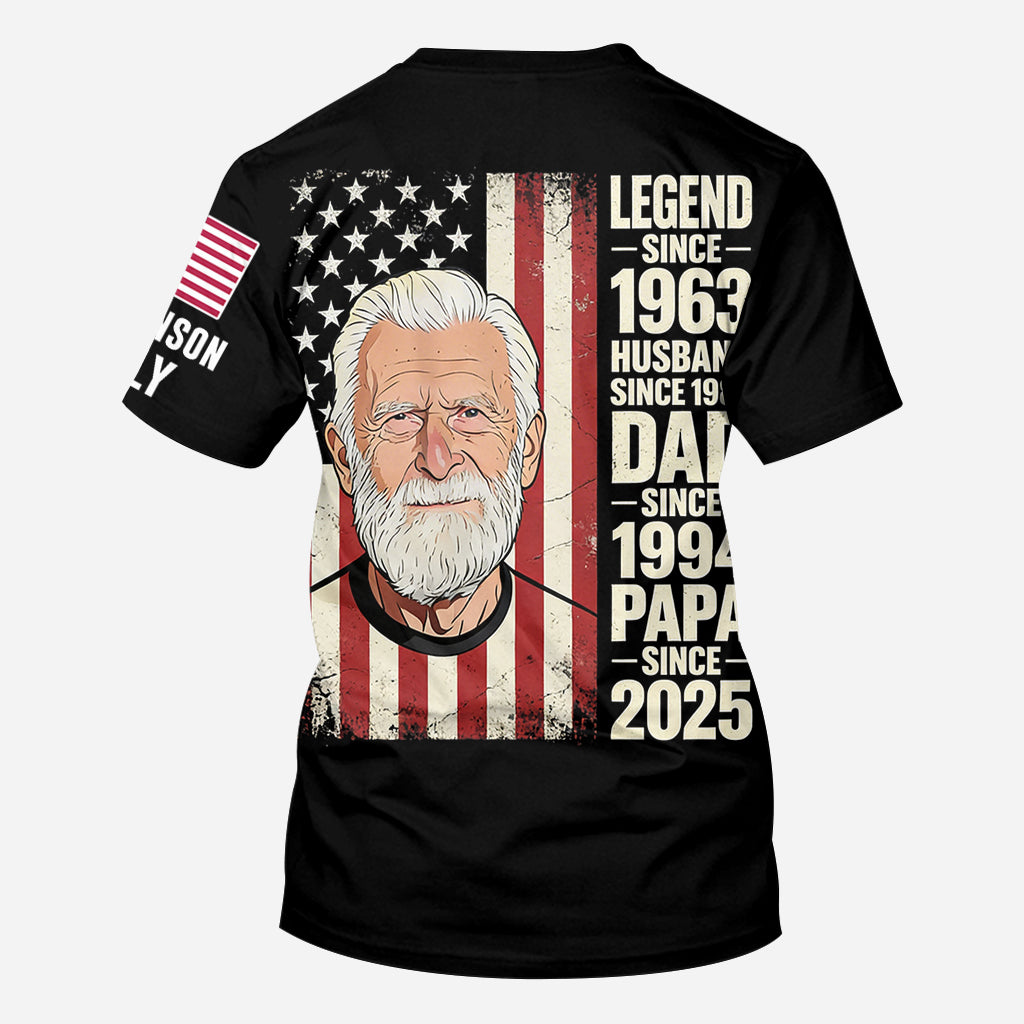 Légende - Chemise personnalisée Grand-père intégrale