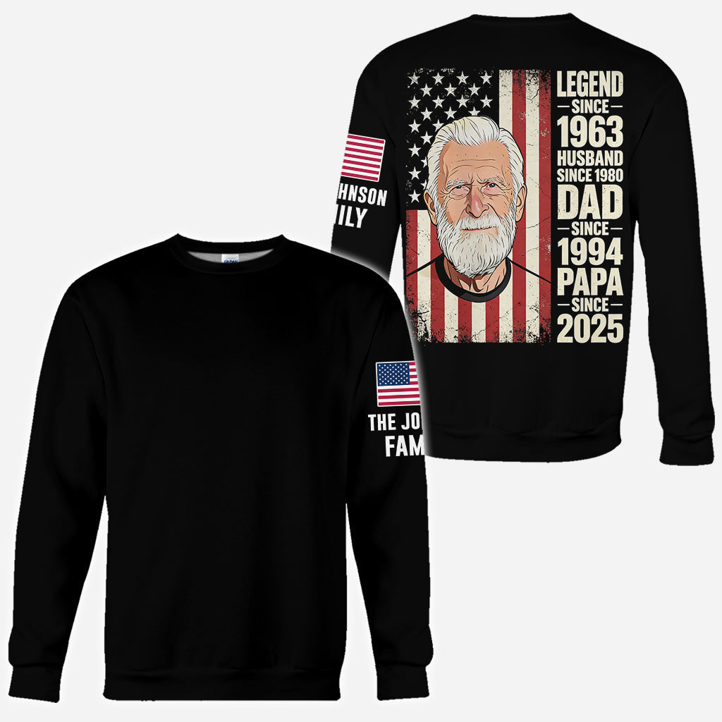 Légende - Chemise personnalisée Grand-père intégrale