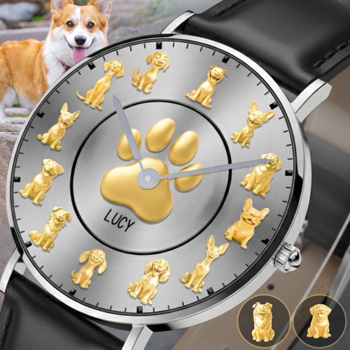 Love My Dogs - Personalized Dog Hand Watch