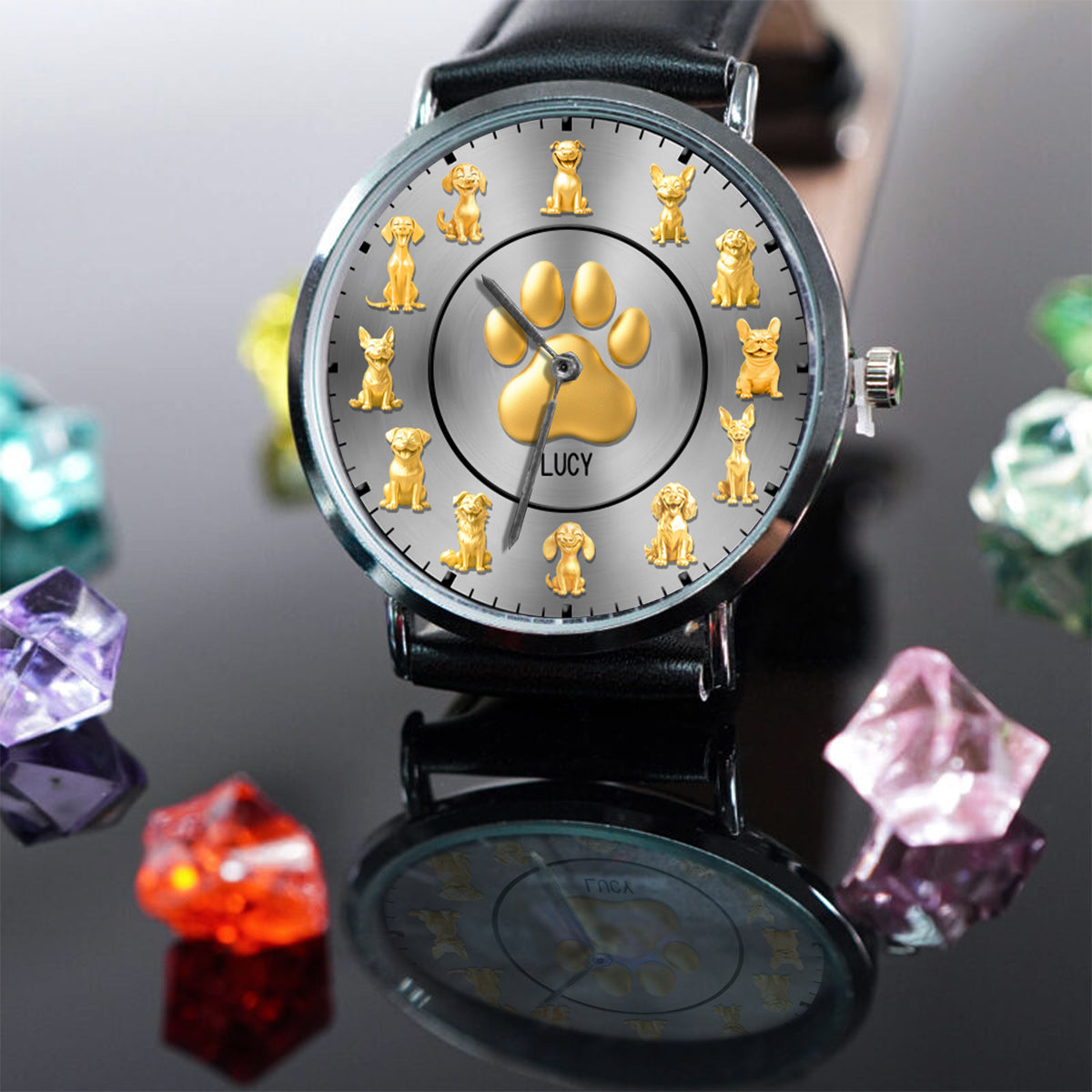 Love My Dogs - Personalized Dog Hand Watch