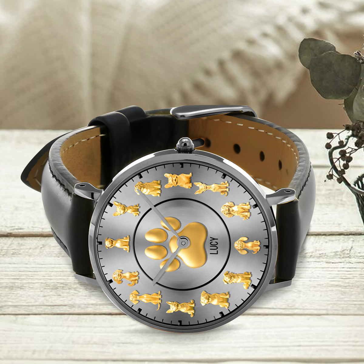 Love My Dogs - Personalized Dog Hand Watch