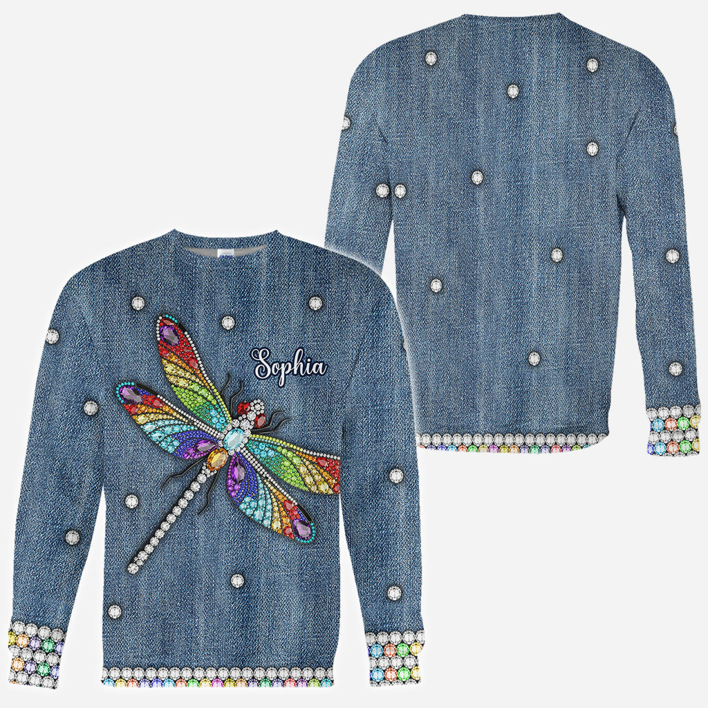 Beautiful Dragonfly - Personalized Dragonfly All Over Shirt