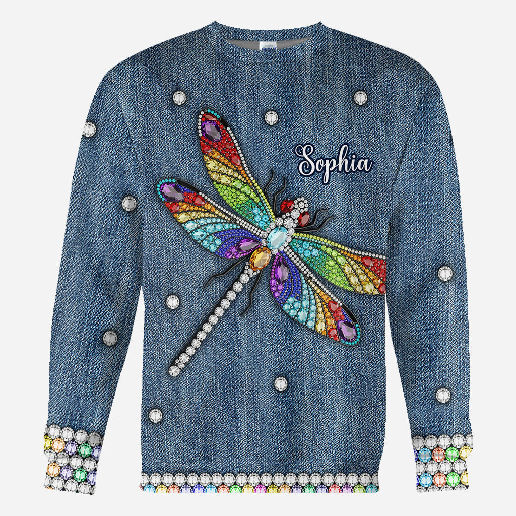 Beautiful Dragonfly - Personalized Dragonfly All Over Shirt