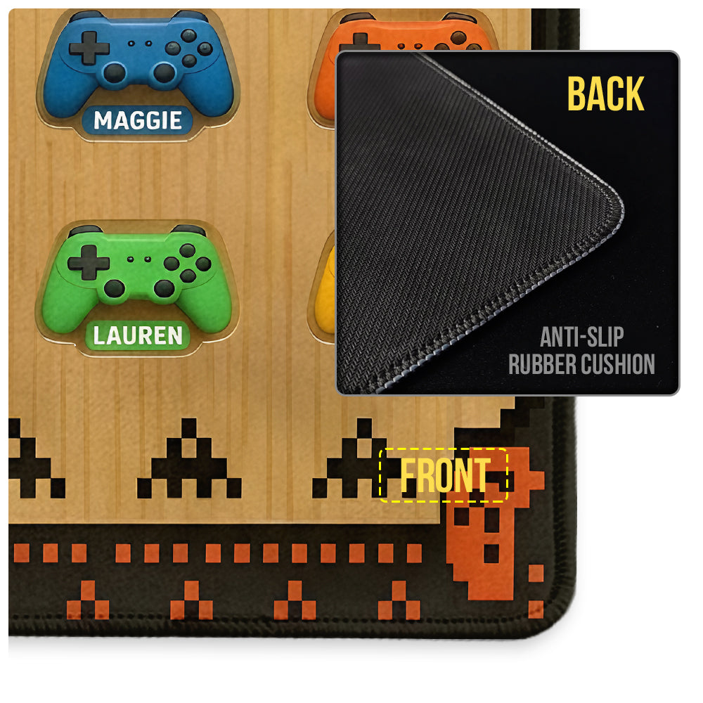 Papa Gamer - Tapis de Souris de Jeu Personnalisé
