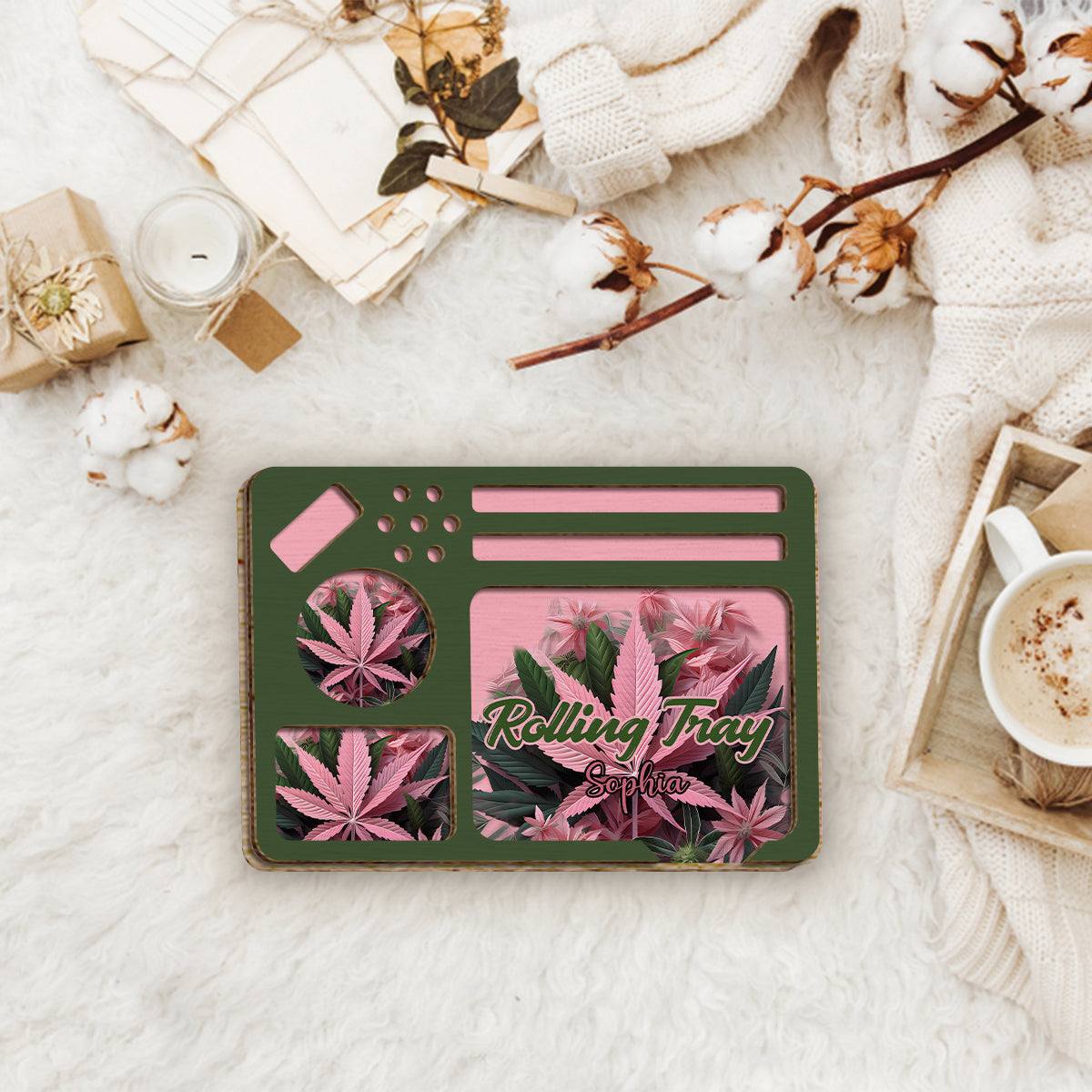 Panneau en bois personnalisé Pink 420 (2 couches)