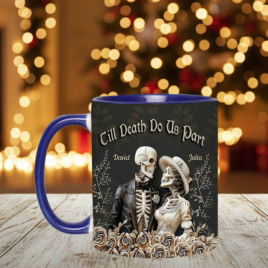 Till Death Do Us Part – Personalized Christmas Gift Mug for Couples