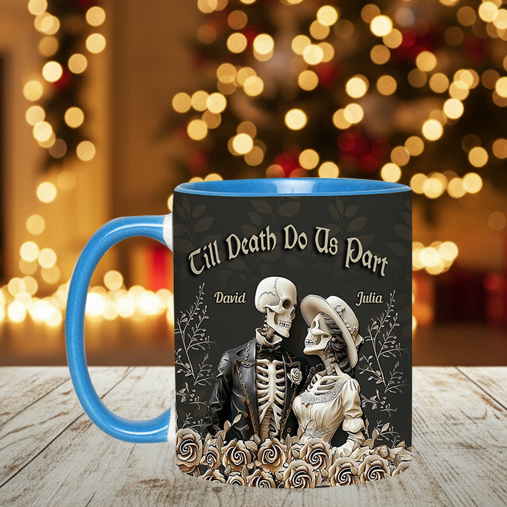Till Death Do Us Part – Personalized Christmas Gift Mug for Couples