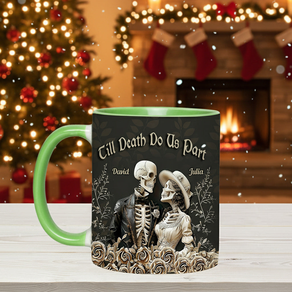 Till Death Do Us Part – Personalized Christmas Gift Mug for Couples