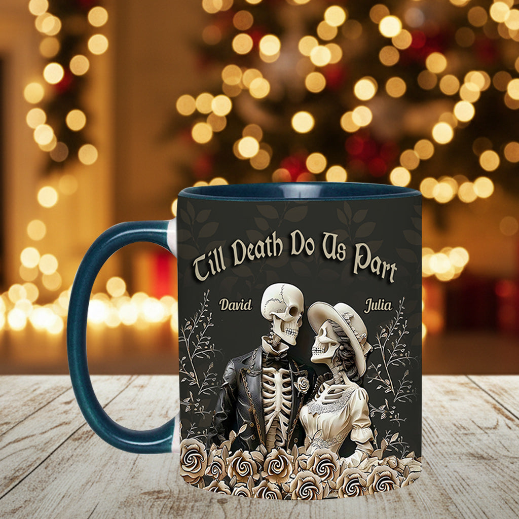 Till Death Do Us Part – Personalized Christmas Gift Mug for Couples