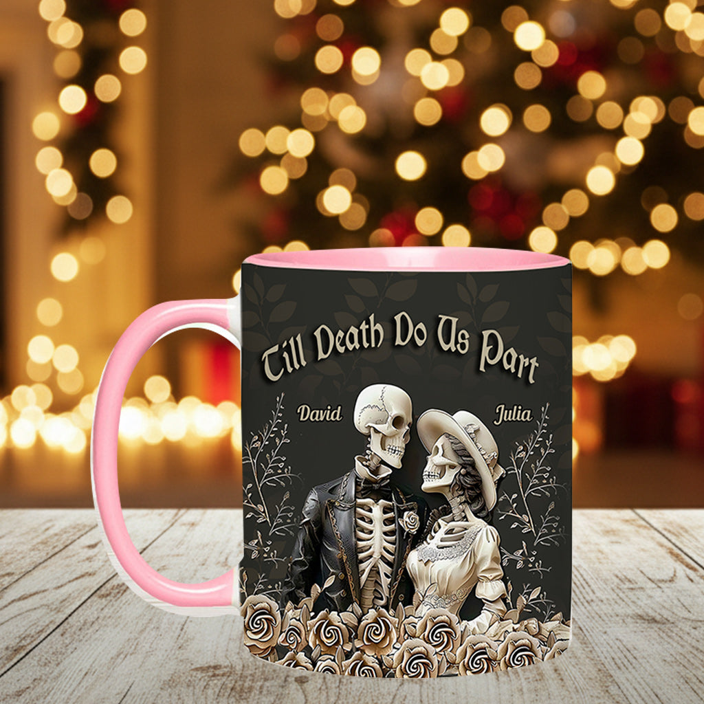 Till Death Do Us Part – Personalized Christmas Gift Mug for Couples