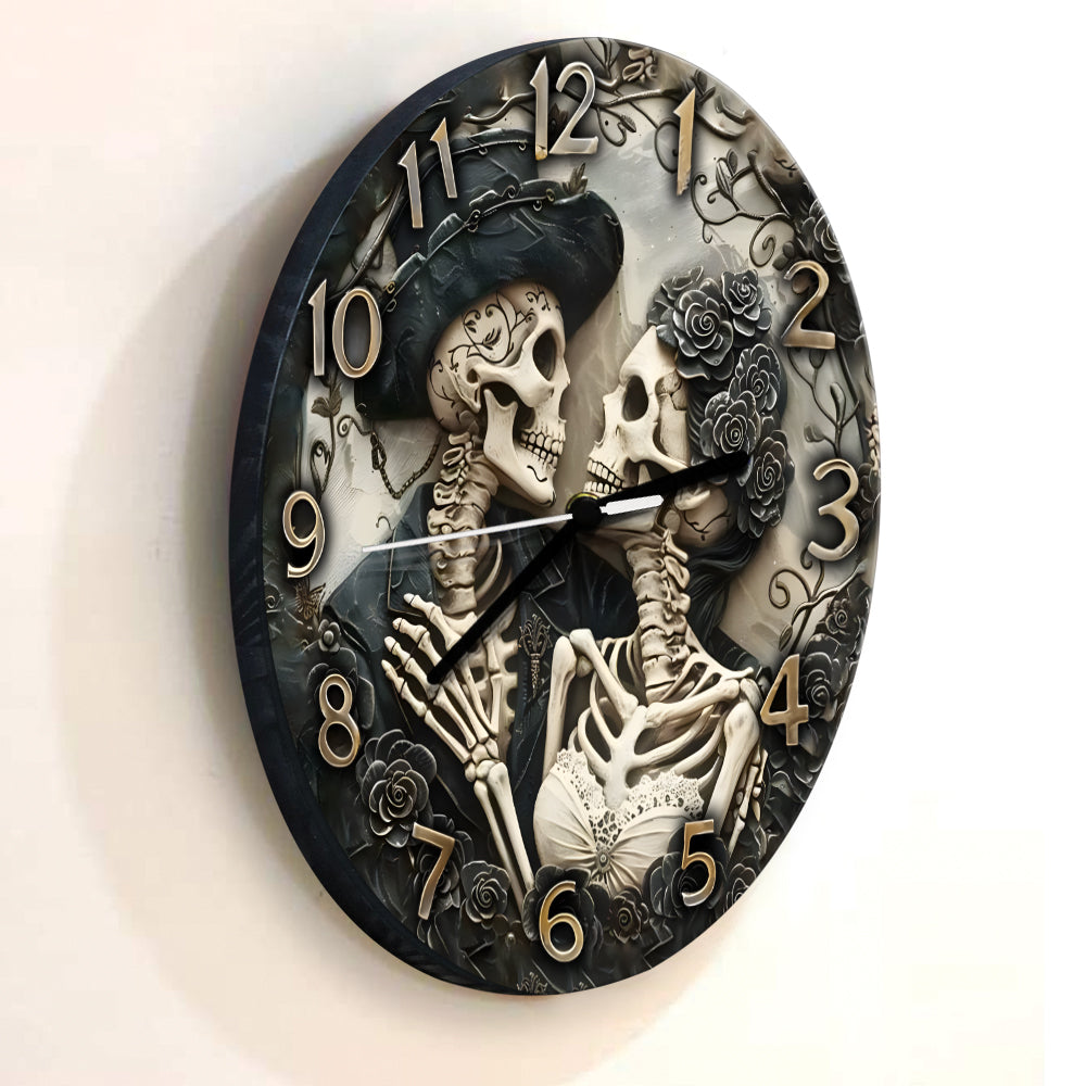 Till Death Do Us Part - Couple Wall Clock