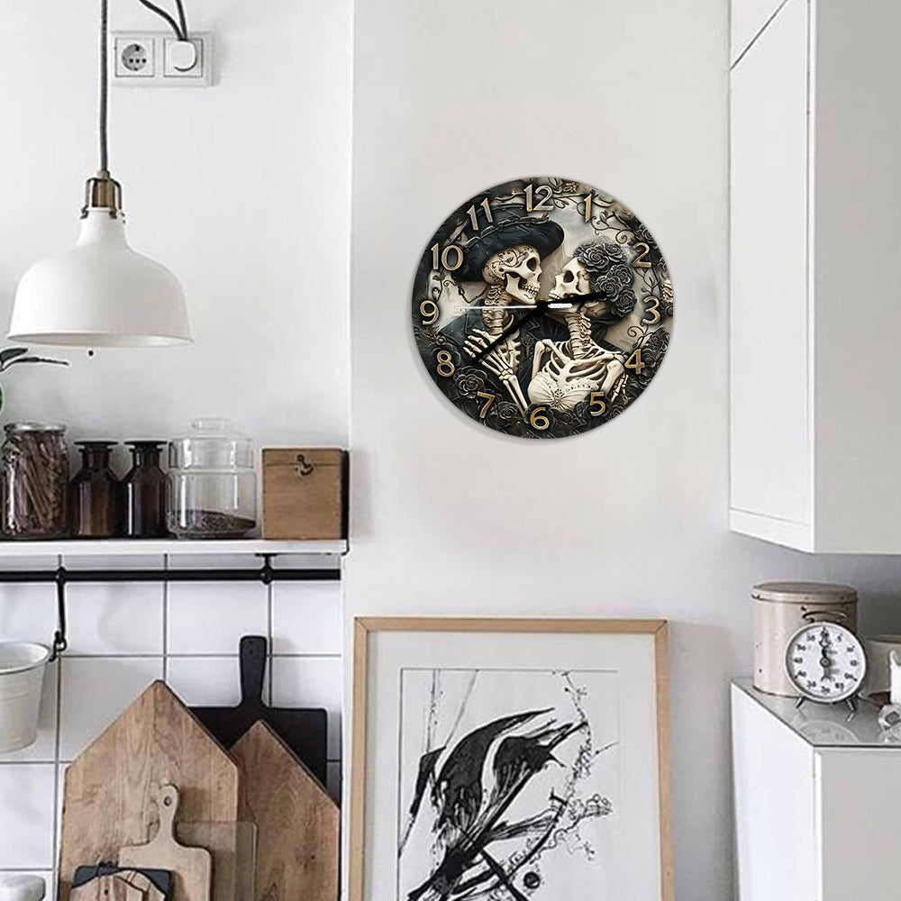 Till Death Do Us Part - Couple Wall Clock