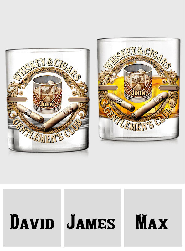 Gentleman Club – Personalisiertes Whiskyglas