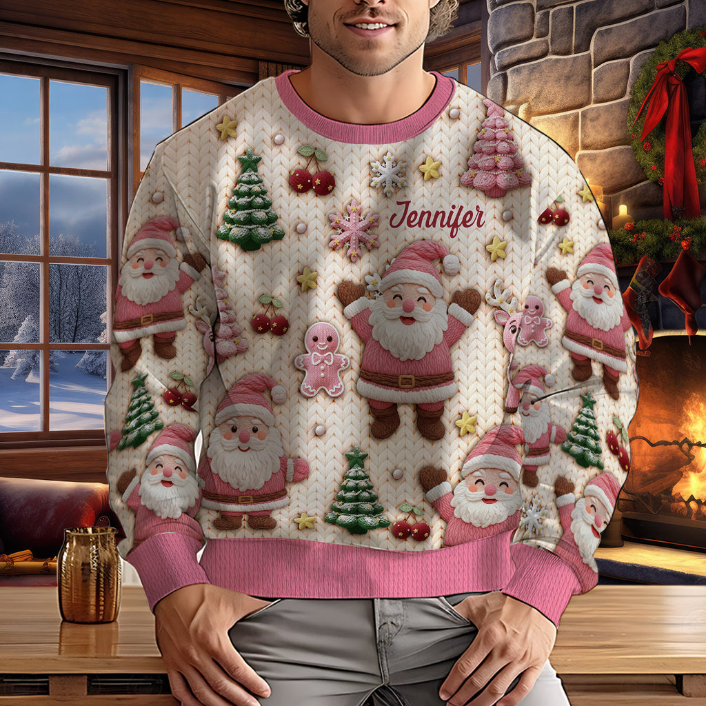 Festive Christmas - Personalized Christmas Ugly Sweater
