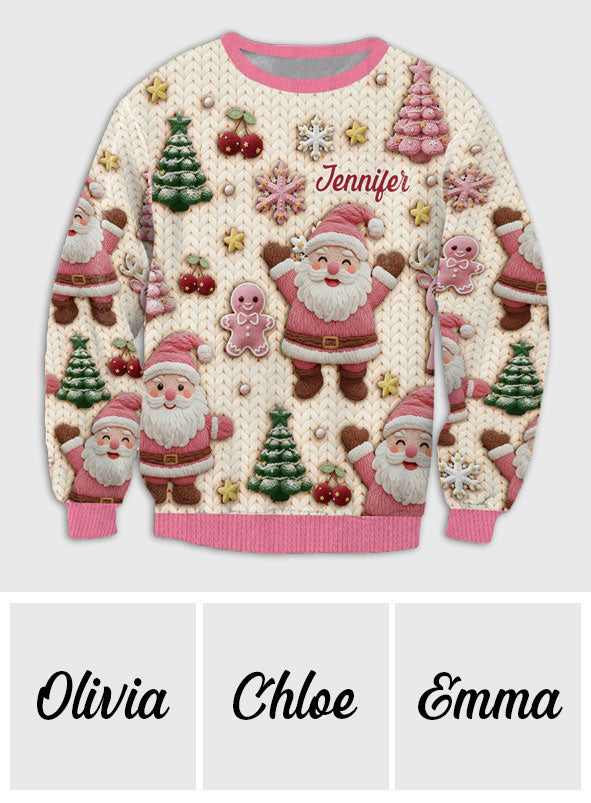 Festive Christmas - Personalized Christmas Ugly Sweater