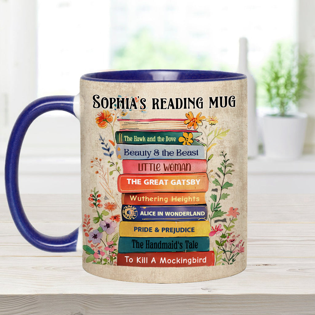 It's A Good Day To Read A Book - Personalized Book Accent Mug
