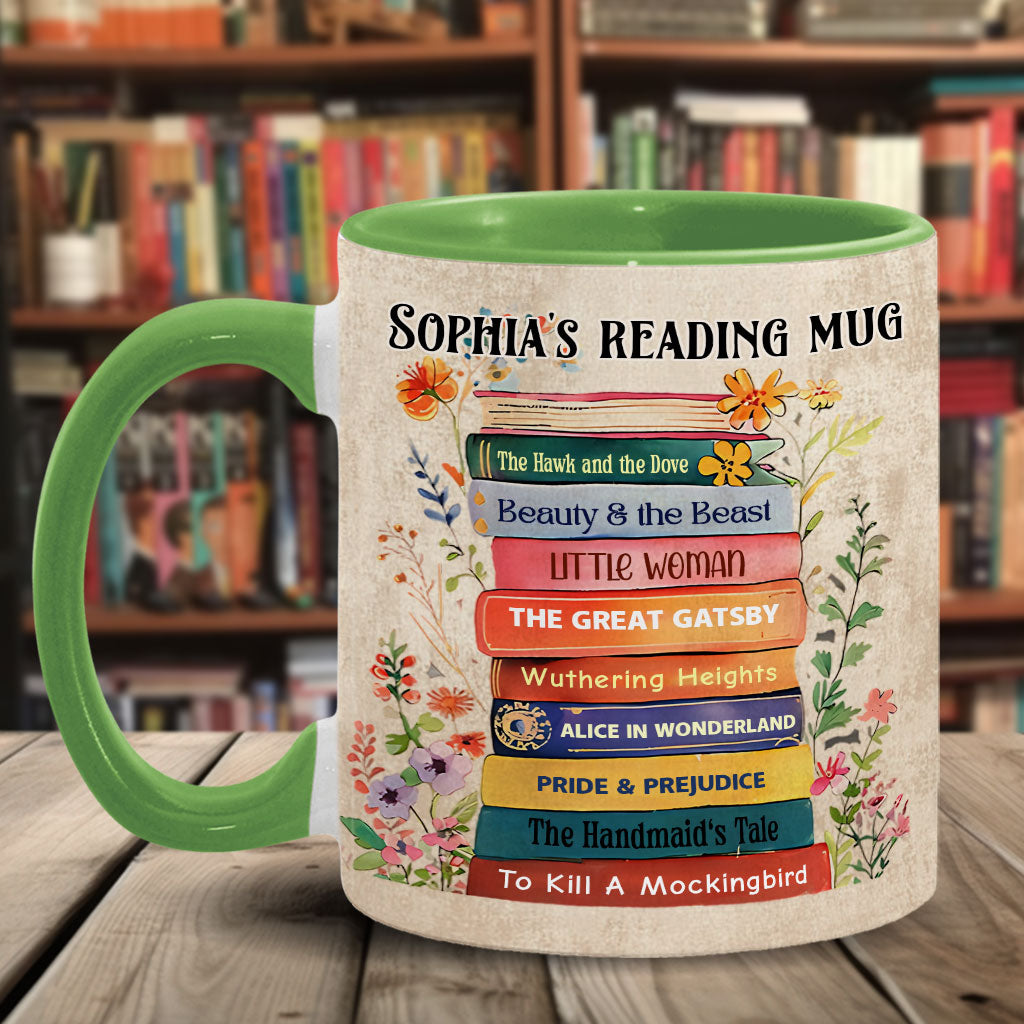 It's A Good Day To Read A Book - Personalized Book Accent Mug
