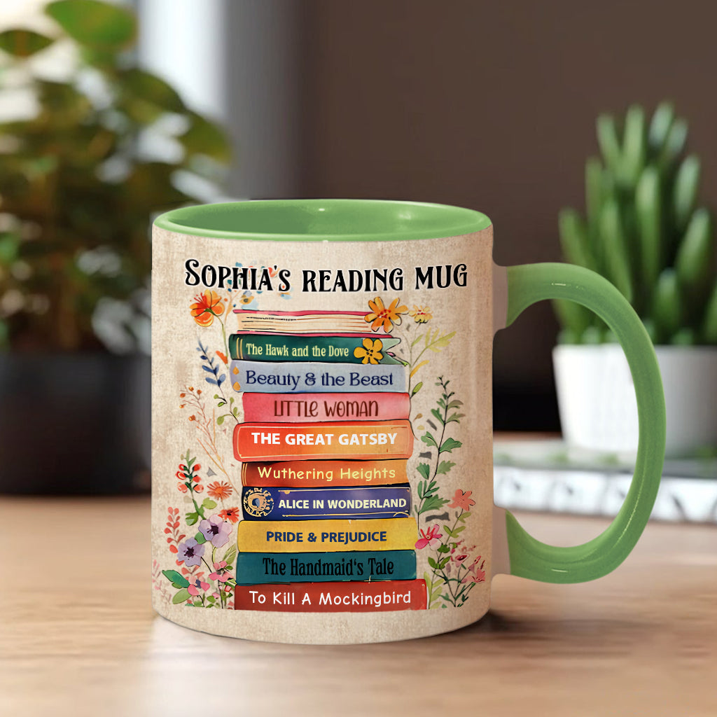 It's A Good Day To Read A Book - Personalized Book Accent Mug