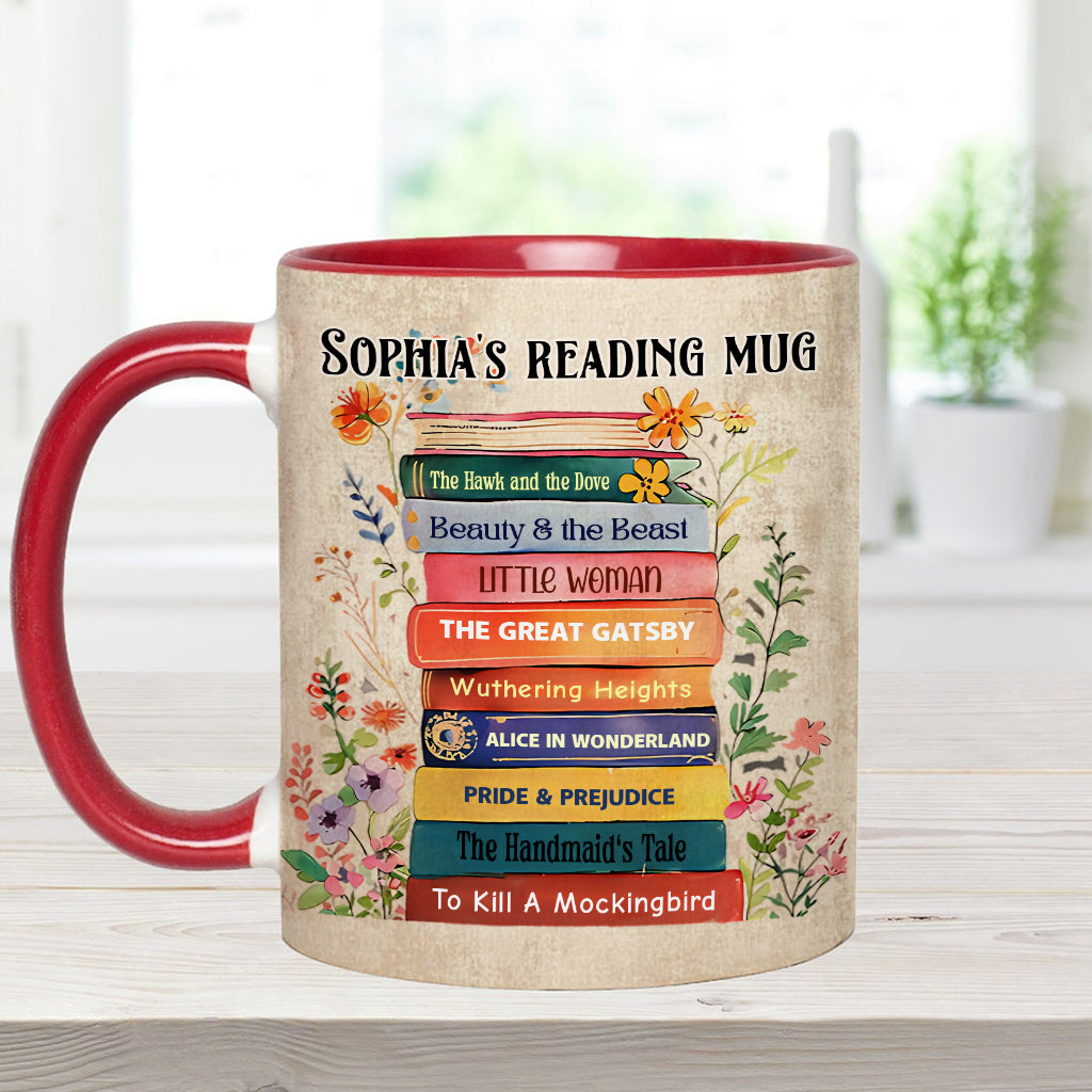 It's A Good Day To Read A Book - Personalized Book Accent Mug