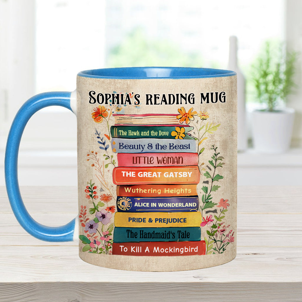 It's A Good Day To Read A Book - Personalized Book Accent Mug