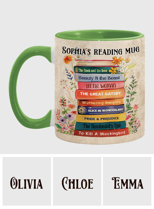 It's A Good Day To Read A Book - Personalized Book Accent Mug