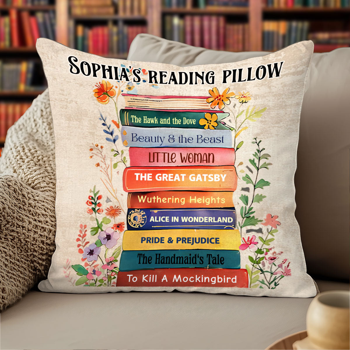 It's A Good Day To Read A Book - Personalized Book Throw Pillow