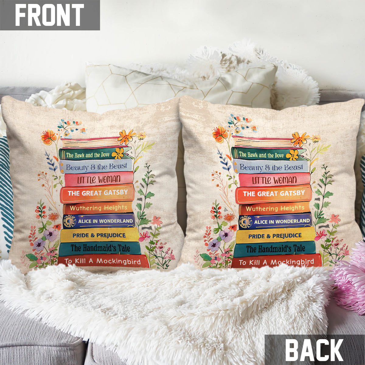 It's A Good Day To Read A Book - Personalized Book Throw Pillow