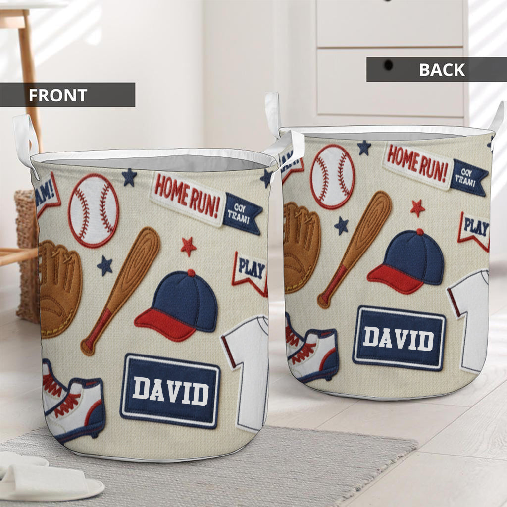 Love Baseball - Personalized Baseball Storage Basket